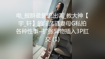 电_报群最新流出调_教大神【宇_轩】的淫荡骚妻母G私拍各种性事~扩张异物插入3P肛交 (1)