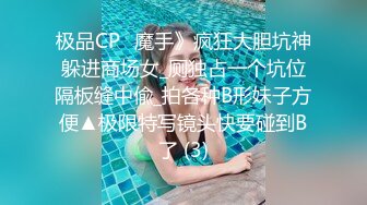 极品CP✅魔手》疯狂大胆坑神躲进商场女_厕独占一个坑位隔板缝中偸_拍各种B形妹子方便▲极限特写镜头快要碰到B了 (3)