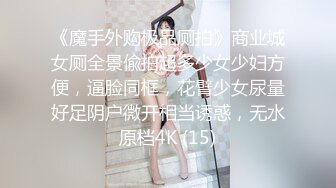 《魔手外购极品厕拍》商业城女厕全景偸拍超多少女少妇方便，逼脸同框，花臂少女尿量好足阴户微开相当诱惑，无水原档4K (15)