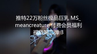 推特22万粉丝极品巨乳 MS_meancreature 付费会员福利视频第二弹 3