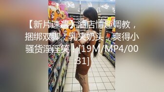 【新片速遞】酒店情趣调教，捆绑双脚，乳夹奶头，爽得小骚货淫淫笑！[19M/MP4/00:31]