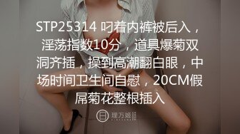 STP25314 叼着内裤被后入，淫荡指数10分，道具爆菊双洞齐插，操到高潮翻白眼，中场时间卫生间自慰，20CM假屌菊花整根插入