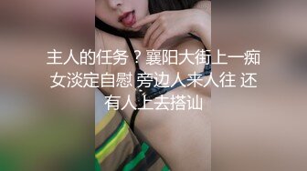 主人的任务？襄阳大街上一痴女淡定自慰 旁边人来人往 还有人上去搭讪