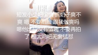 短发小少妇偷情 抓奶子爽不爽 嗯 不要拍脸 跟我做爽吗 嗯他比较没有情趣 不要再拍了 被大鸡吧无套猛怼